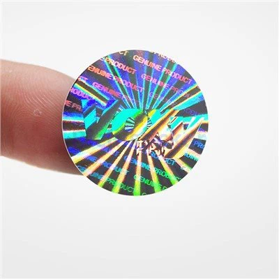 3D hologrāfiskas viltības izturības uzlīmes