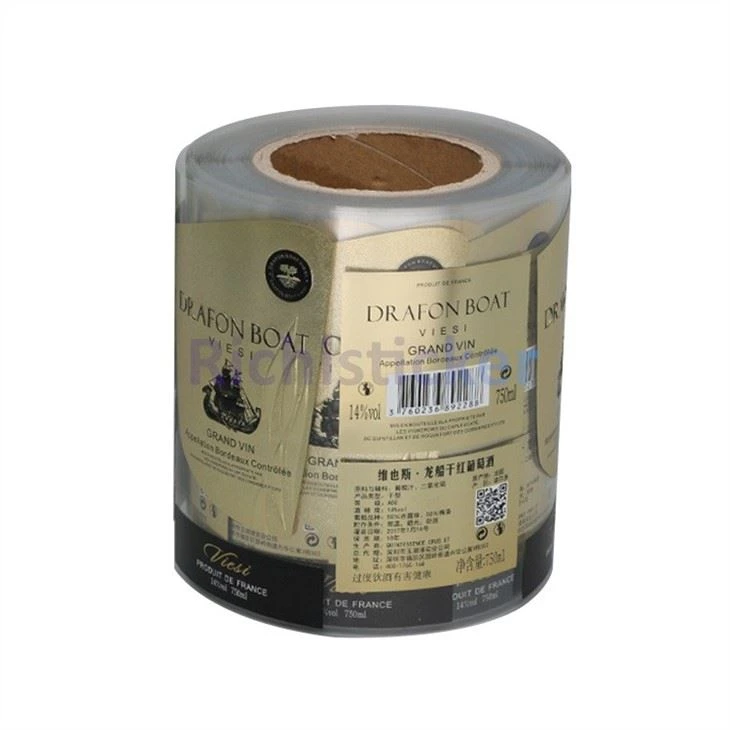 Wine Bottle Sticker Labels With Pressure Sensitive