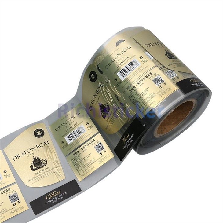 Wine Bottle Sticker Labels With Pressure Sensitive